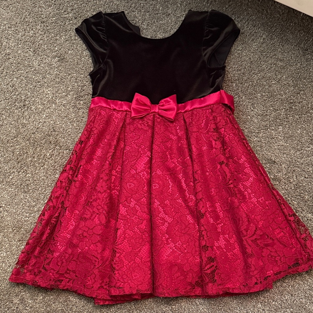 Jona Michelle Black and Red Formal Dress